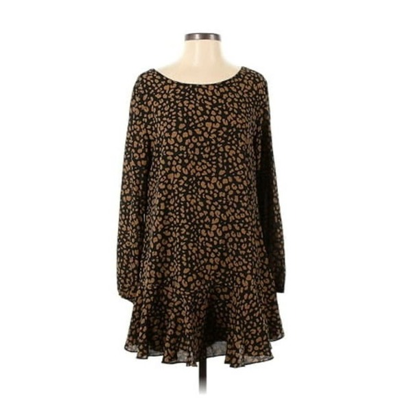 Buddy Love Leopard Print Dress Comfort Boho - Picture 1 of 13